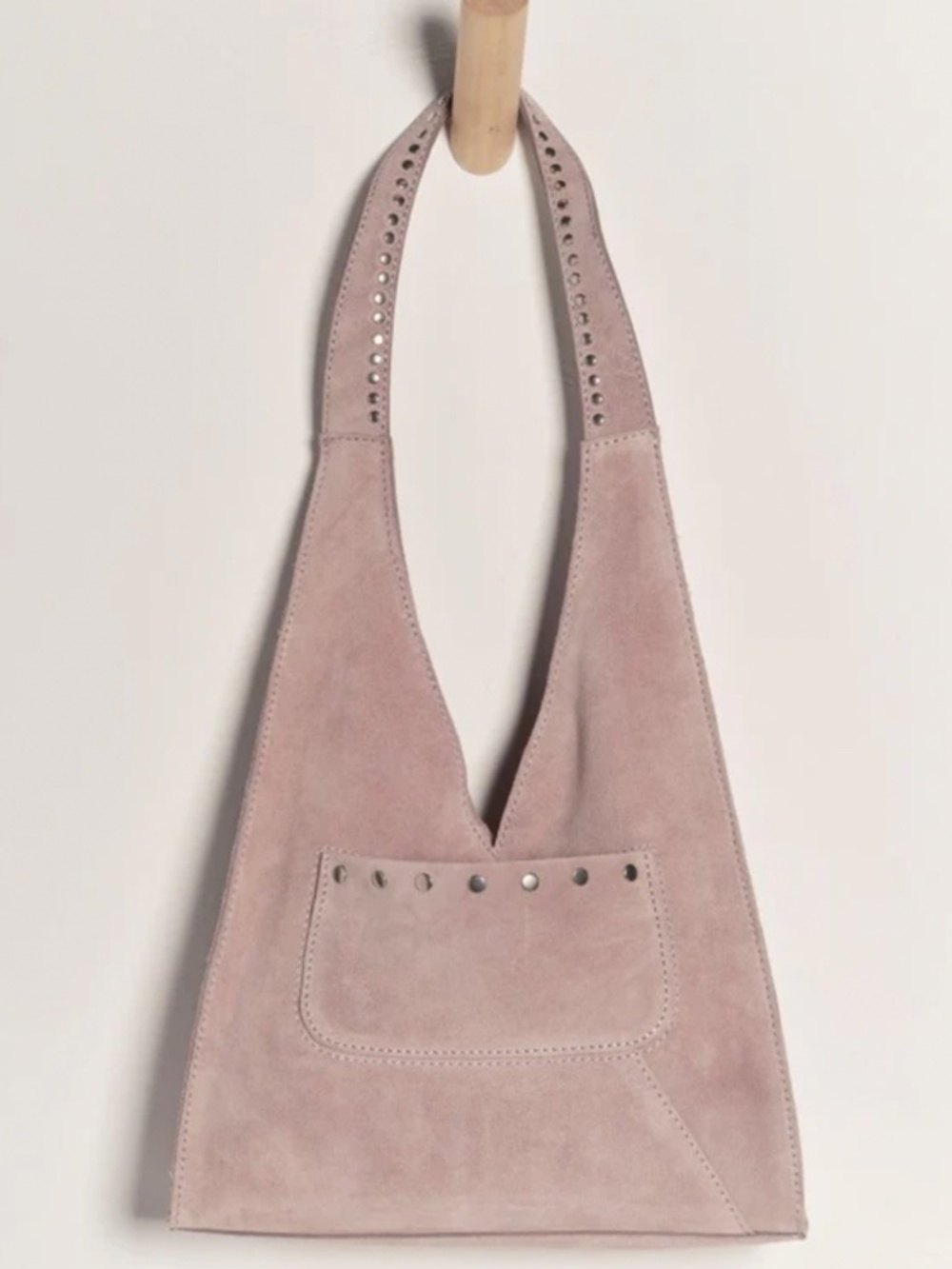 Free People Knox Studded Shoulder Bag in Lilac Mist NWT $78R - Picture 5 of 9